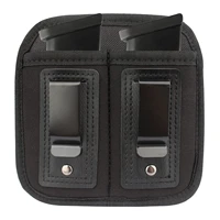 9mm pistol mag pouch pu leather iwb concealed magazine holster for pistol single double stack 9mm g26 g27 p320 p365 mp holsters