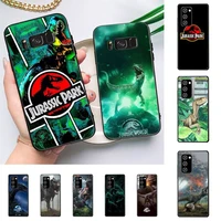 fhnblj jurassic park dinosaur phone case for redmi 8 9 9a for samsung j5 j6 note9 for huawei nova3e mate20lite cover
