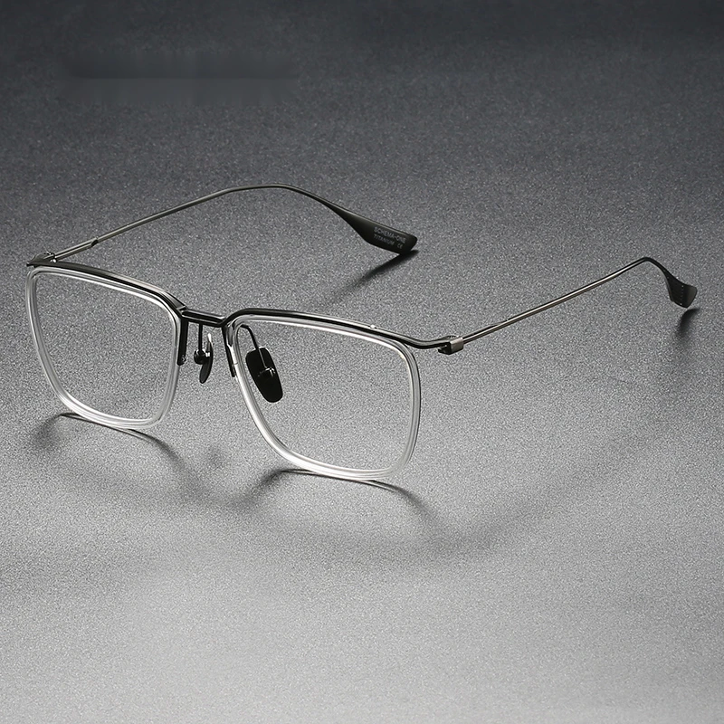 

Business Pure Titanium Glasses Frame Men Women Prescription Eye Glasses for Men Square Eyeglasses Myopia Optical Frame