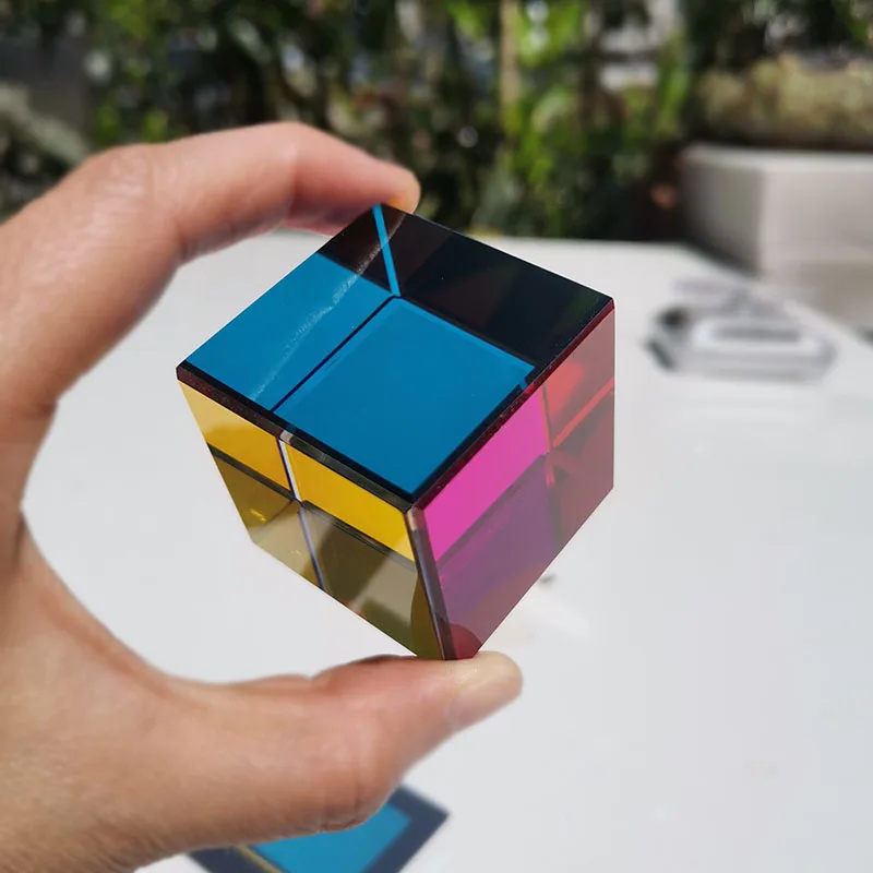 1 шт. Хрустальный волшебный шестигранный призматический куб украшения Ловец