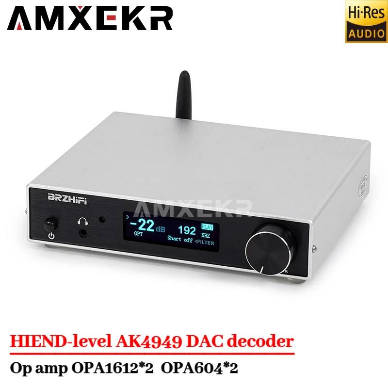 Декодер AMXEKR SU10 HIEND-level AK4499EX AK4493S DAC HiFi Fever Bluetooth 5 3 OPA1612 + OP604 Op Amp домашний кинотеатр