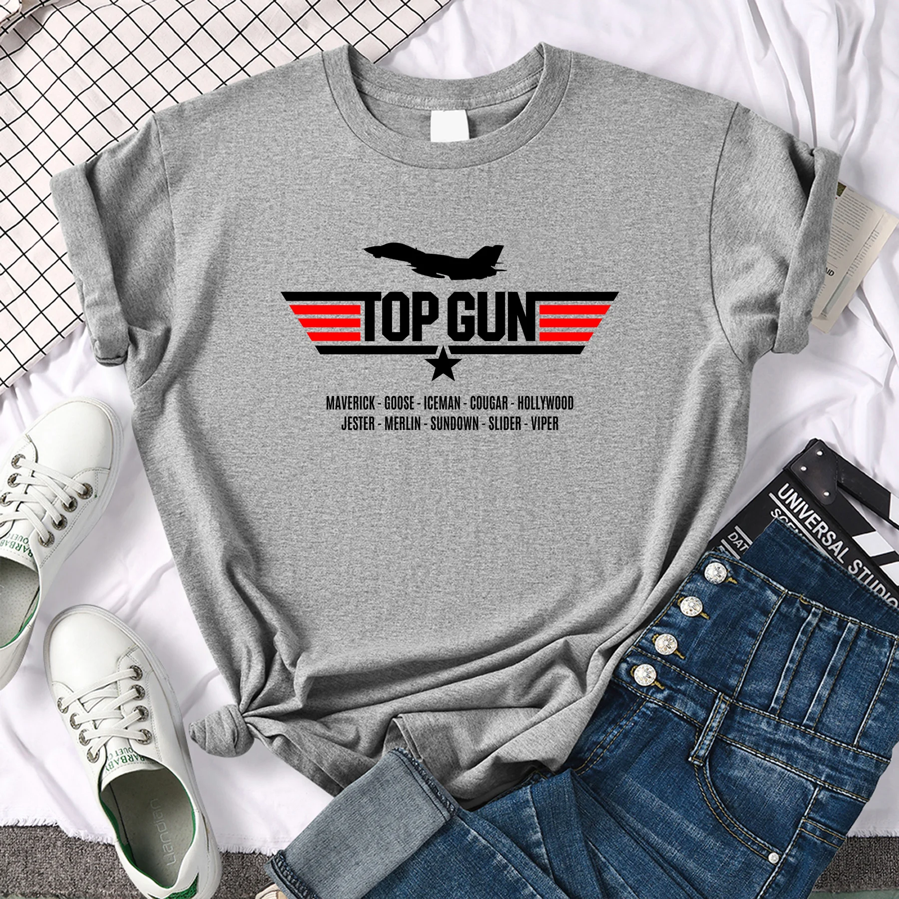 

Amazing Tees Men T-shirt Oversized Top Gun Maverick 2022 Movie T-shirt Women Tom Cruise T-shirts Streetwear Ladies Y2k T Shirt