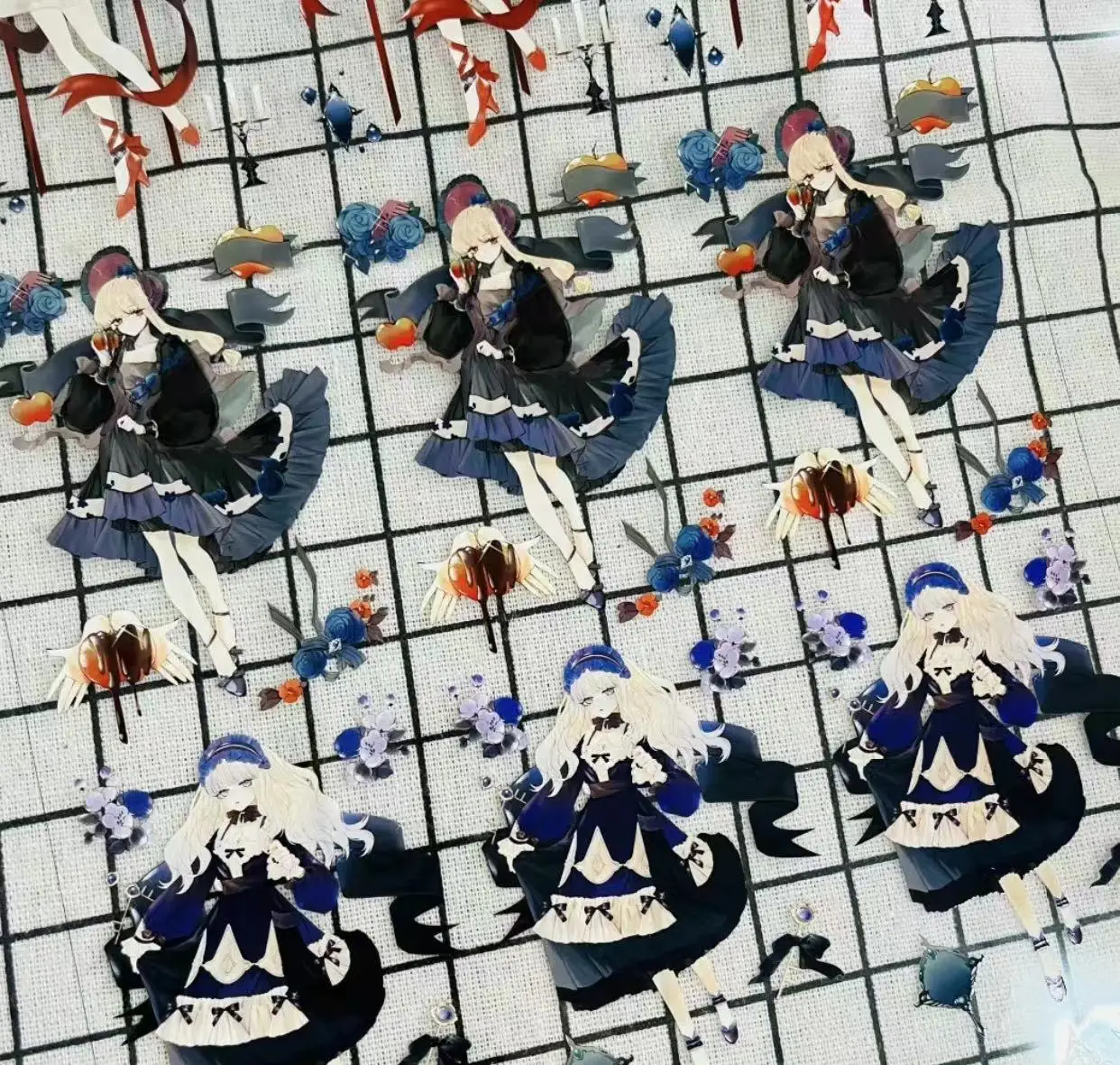 Сказочная Готическая тема темная очаровательная девушка питомец лента для изготовления карт планировщик Сделай Сам Скрапбукинг план накл...