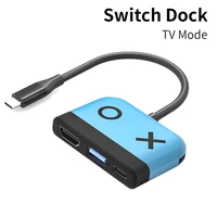 portable tv dock charging docking station charger 4k hdmi compatible tv adapter usb 3 0 100w pd multi port compatible for switch