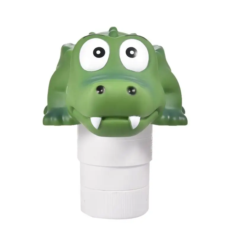 

Swimming Pool Chlorine Floater Pool Vinyl Floating Crocodile Animal Swimming Pool Diffuser Chlorine Dispenser Cleaning Tablets