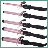 30 groups temperature setting electric hair curler long curling tong wand 13 38mm professional hair curling iron lcd screen 31