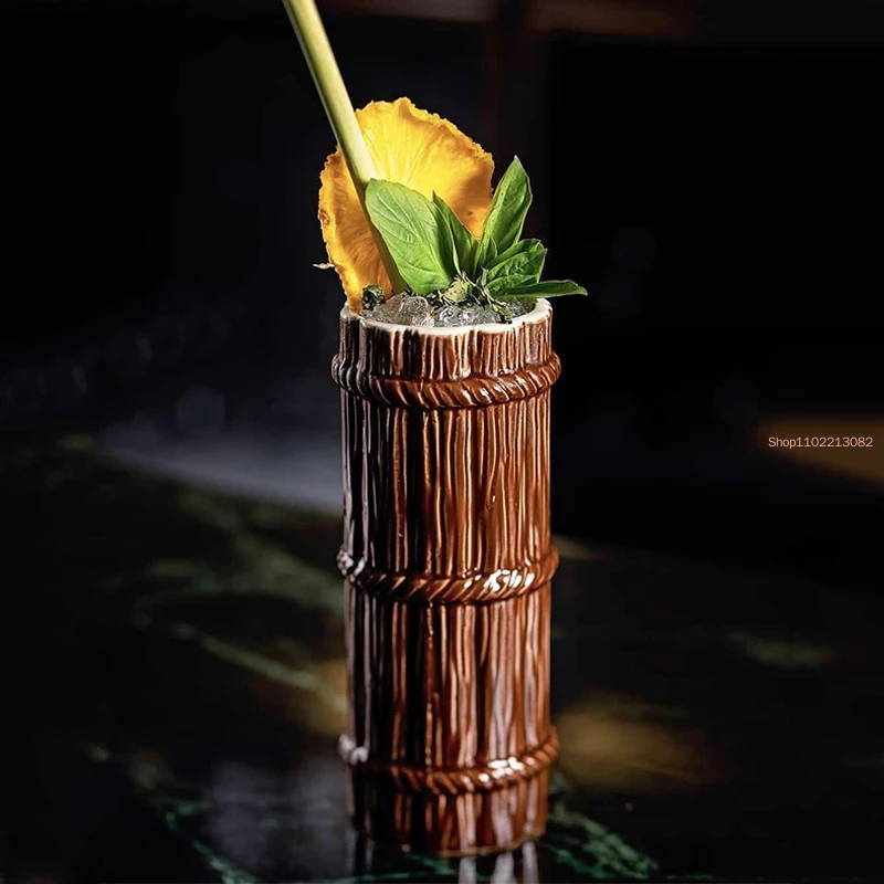 Гавайские Тики кружки Коктейльная Рыбка кружка для пива напитков керамическая