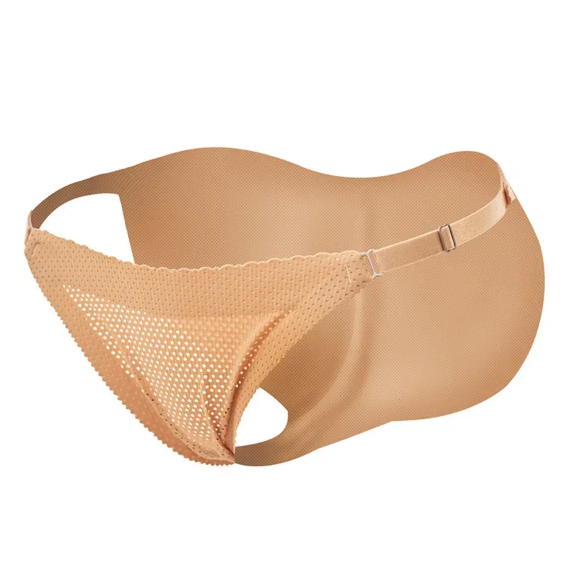 Трусики с мягкой подкладкой на бедрах женские корректирующие трусики эффектом