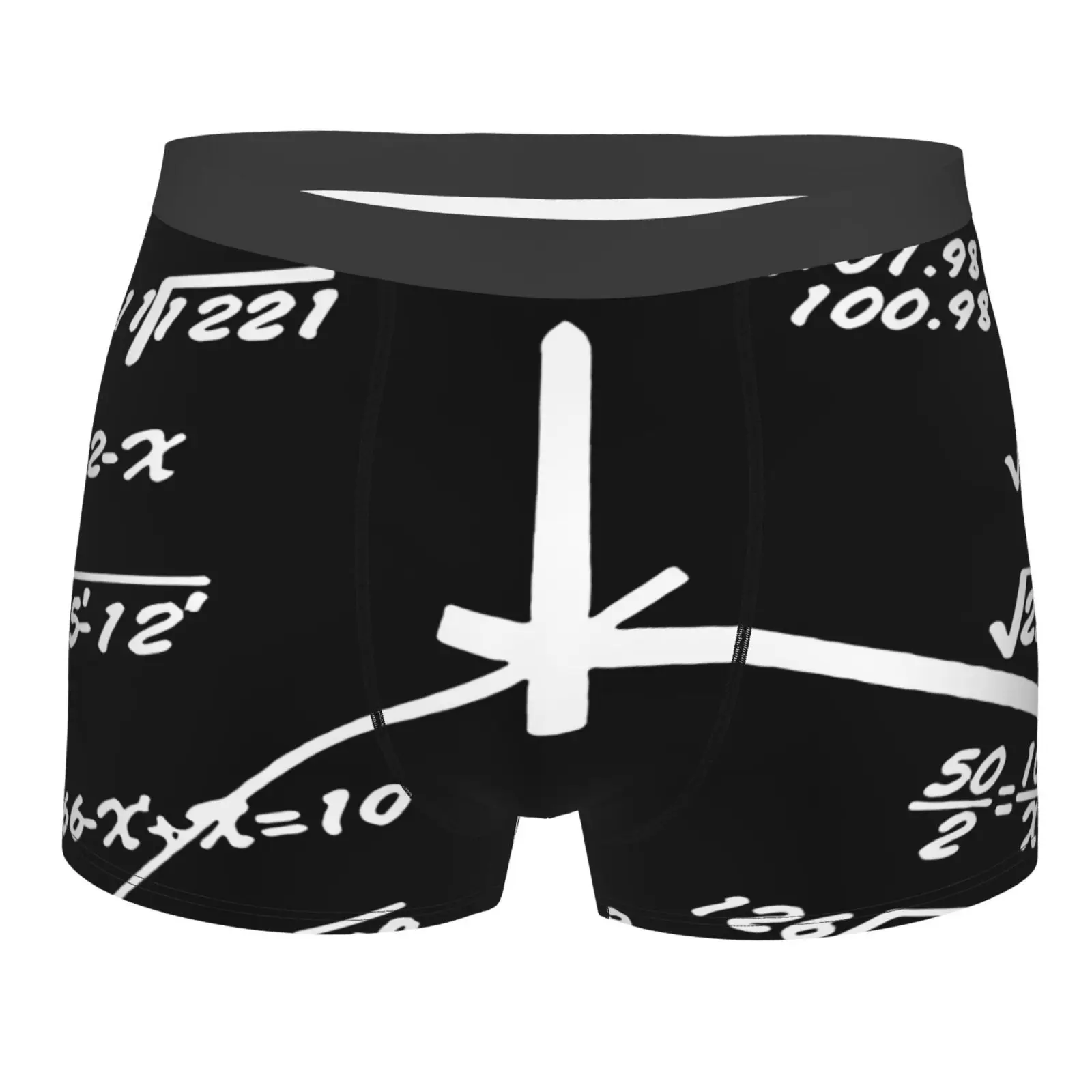 

Мужские трусы-боксеры с математической формулой, мужское нижнее белье, мужские сексуальные боксеры, шорты для мужчин и женщин, Мужской комп...