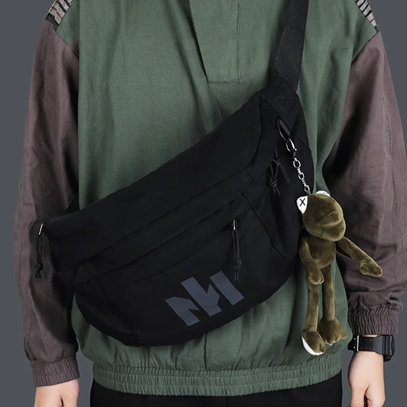 

Unisex Waist Bag Large Capacity Fanny Pack Banana Bags Streetwear Hip Hop Waist Packs Chest Pack Travel Outdoor Crossbody Bag