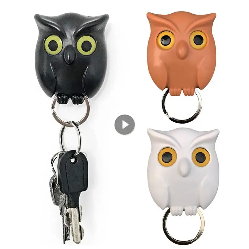 1 шт., многофункциональный крючок для ключей в форме совы, кролика, медведя