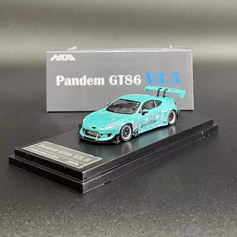 

HKM модель автомобиля 1:64 Pandem 86 / GT86 Rocket Bunny V3.5 коллекция литья под давлением-Sakura Blue