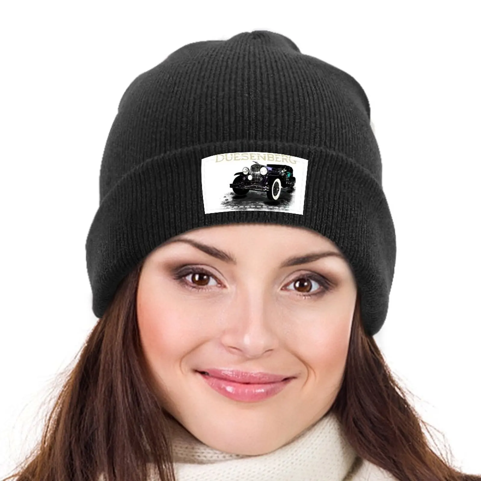 Автомобильная вязаная кепка Duesenberg забавная шапка в стиле хип-хоп мужская одежда