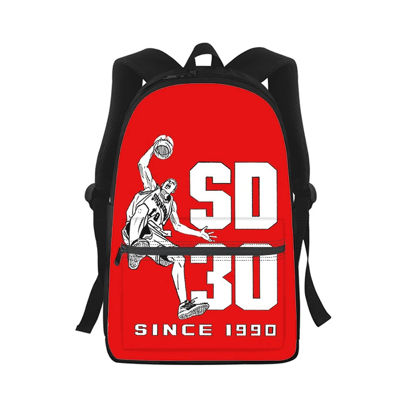 Slam Dunk Anime basketball Men Women Backpack 3D Print Fashion Student School Bag Laptop Backpack Kids Travel Shoulder Bag