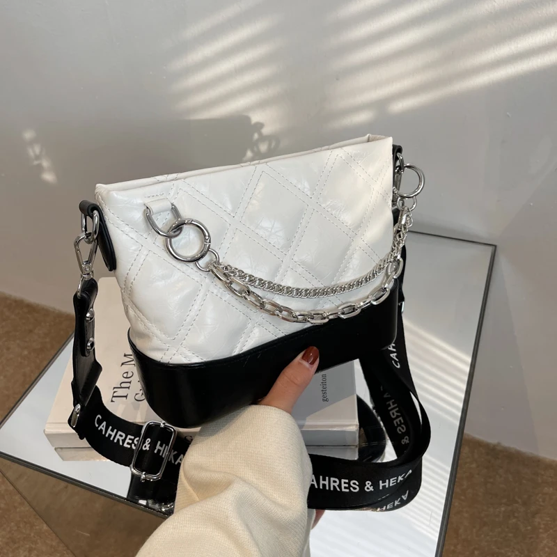 

Luxury Brand Design Hobos Shoulder Crossbody Bags Women Handbags Purses 2022 New Vintage Chain Ladies Messenger Bags High Qualit