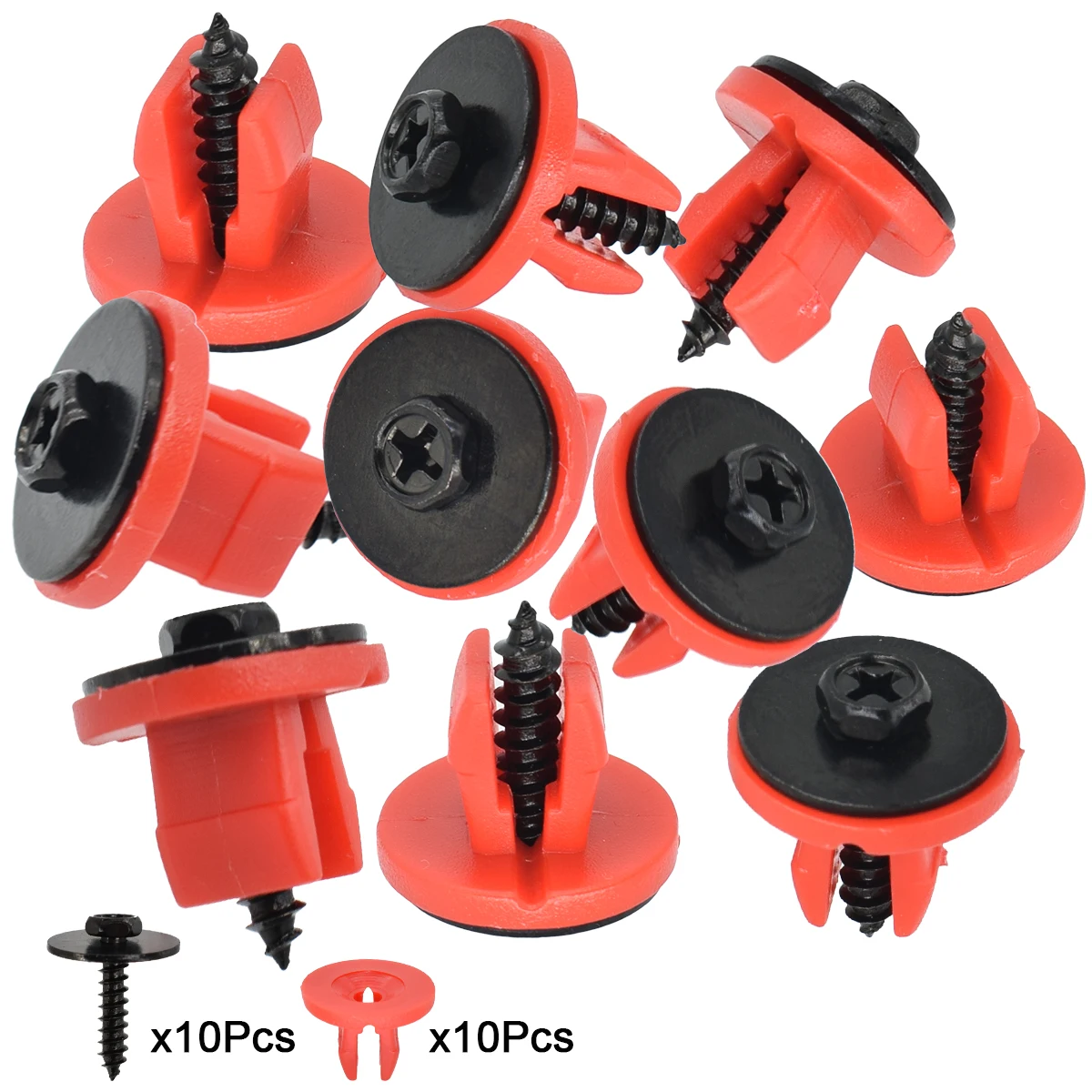 

20 зажимов для крышки поддона двигателя, винты для Volvo V50 C30 Jaguar Ford Focus 2 04-11 C-Max 03-10 Mondeo MK3 MK4 S Max Galaxy