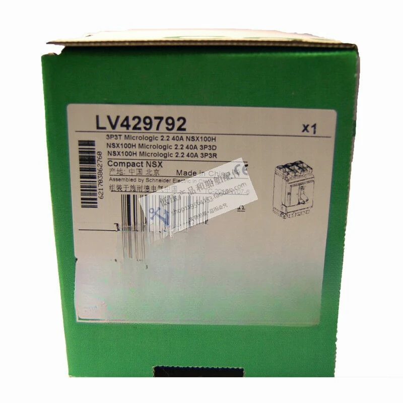 Автоматический выключатель NSX литая Φ NSX100H Mic2.2 40A 3P3D LV429792