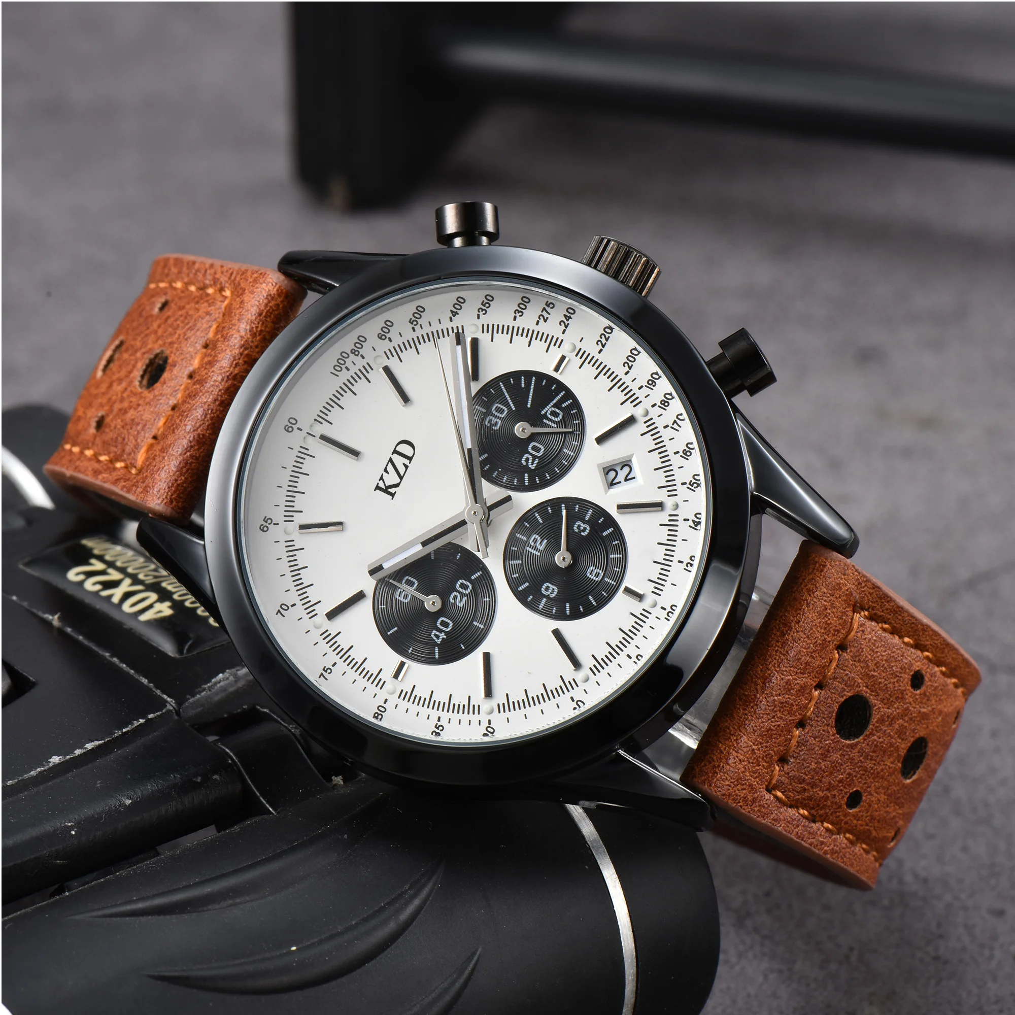 

2023 Update Original Brand Classic Men's Watches Business Multifunction Steel Strap Multifunction Chronograph Hot AAA Wristwatch