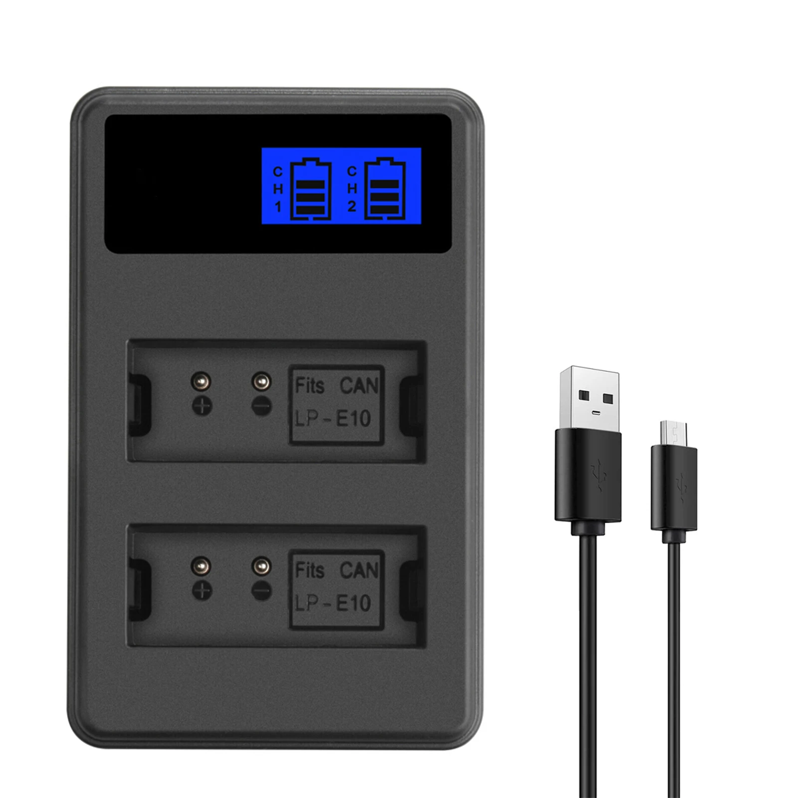 Зарядное устройство для фотоаппаратов Canon EOS 1100D 1200D 1300D 1500D 2000D 3000D 4000D Hi