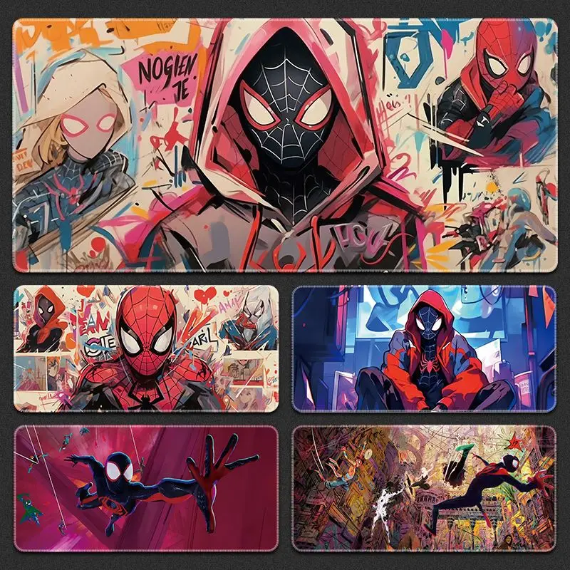 Marvel Avengers anime peripheral Spider-Man mouse pad for boys e-sports laptop keyboard anti-slip edge desk mat wholesale