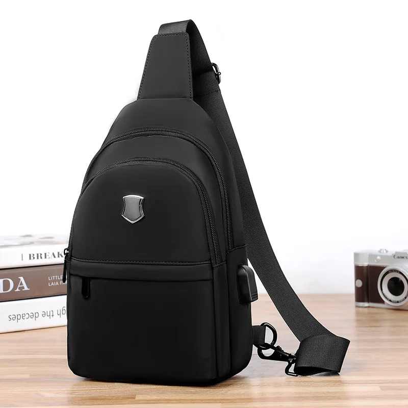 

Cool Men's Chest Bag Trendy Fashion Chest Bag Men's and Women's Outdoor Messenger Small Backpack Shoulder Bag