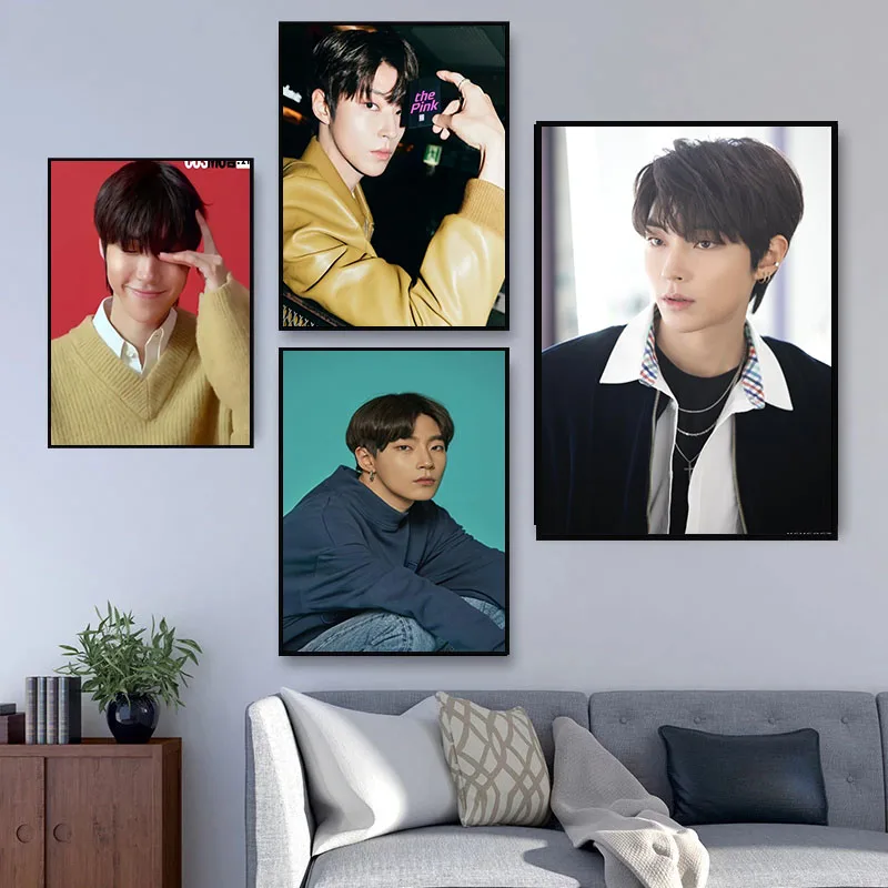 

Big Size Posters and Prints Hwang In Yeup Paintings on the Wall Art Satin Pictures Home Wall Decoration Anime Room Decor