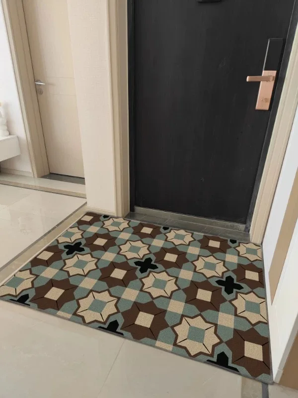 Alfombra grande antideslizante cocina alfombrilla suave absorbente agua baño dormitorio decoración hogar 1 unidad