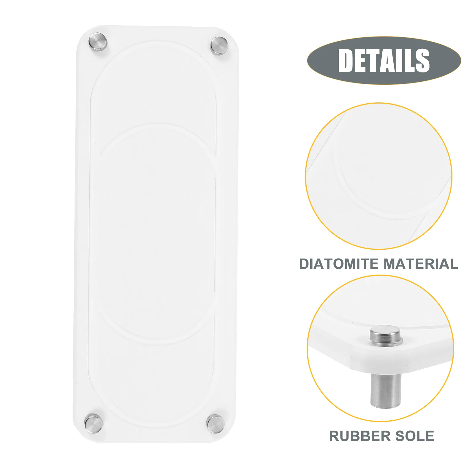 Поглощающий диатомовой поддон держатели для мыла принадлежности ванной комнаты
