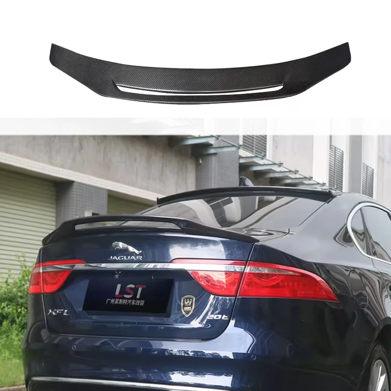Задний спойлер из углеродного волокна подходит для Jaguar XF XFL2016-2024 крышка багажника