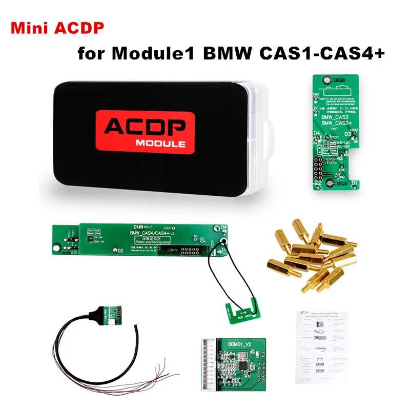 Yanhua Mini ACDP Module1 для BMW CAS1-CAS4 + программирование клавиш IMMO и сброс одометра, Новое поступление, функция CAS4 OBD