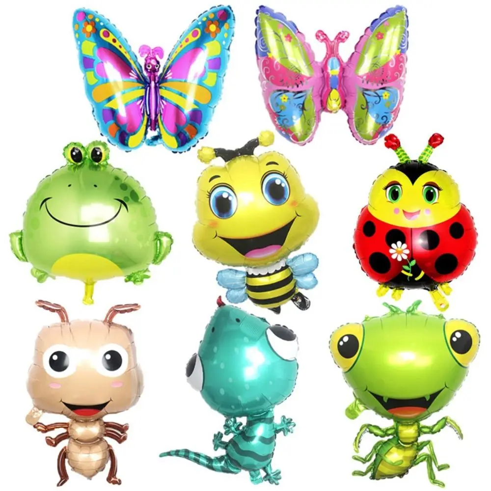 

Cartoon Animal Aluminum Foil Balloon Ant Mantis Insect Helium Baby Shower Birthday Children's Day Party Decoration Toys