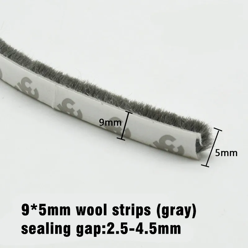 

Самоклеящаяся уплотнительная лента для раздвижных окон, звукоизоляционная уплотнительная лента для зачистки дверей и зазоров, наполнитель, 5 м