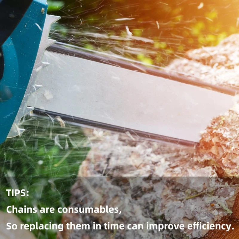 Набор цепи для цепной пилы 18 дюймов 4 шт. 62 звена 0 05 дюйма шаг 3/4 рукоятка цепь с