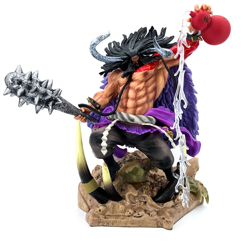 

31CM Anime Figure GK Kaidou Battle Edition PVC Action Model Doll Figurine Ornaments Collections Toy Gift One Piece