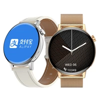 gt3 mini smartwatch bluetoothcall 1 32in nfc wireless charger menstrual cycle monitoring ip68 waterproof for women smartwatch