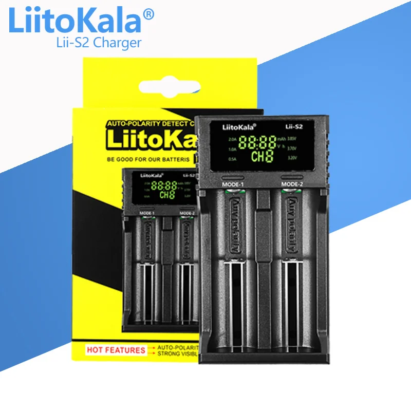 Фото Интеллектуальное зарядное устройство Liitokala Lii-M4S M4 202 402 18650, подходит для аккумуляторов 26650, 21700, 32650, 18500, 20700, 16340, CR123A, AA. №4