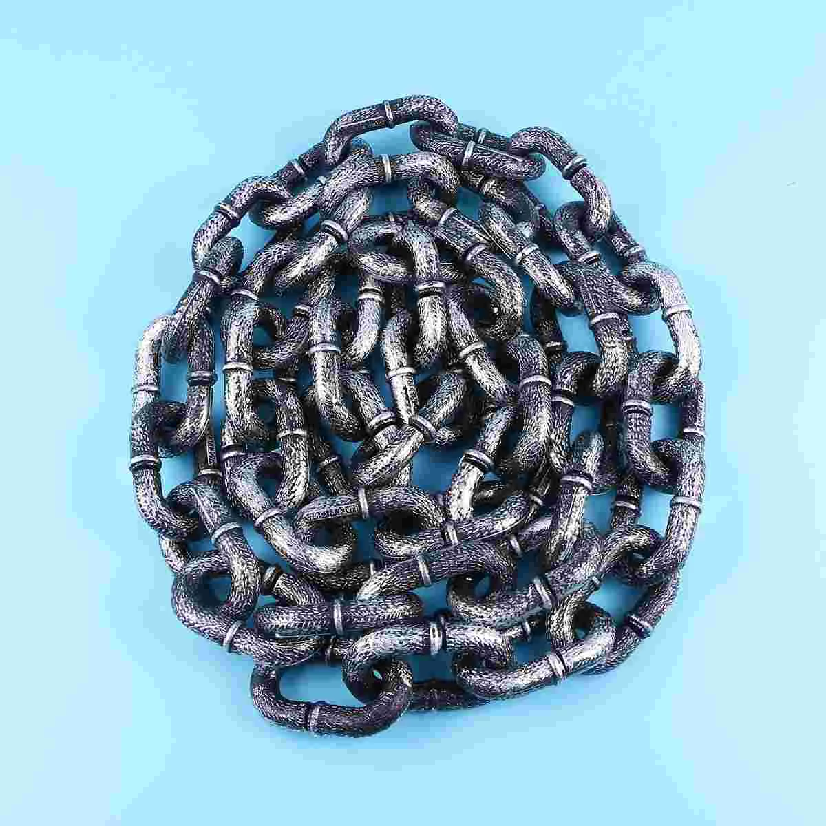 

Chainchainsprops Decorations Fake Party Links Costume Barrier Holloween Assecories Accessories Decorative Decor Link Prop