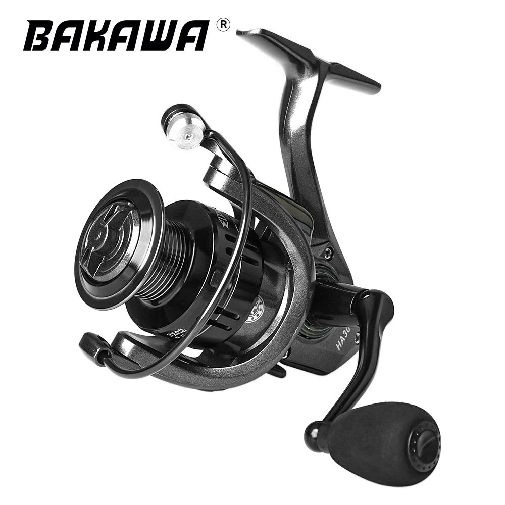 

BAKAWA New Spinning Fishing Reel Metal Spare Spool Saltwater Reel 12kg Brake System Long Cast Suitable For Sea Rods Rock Pole