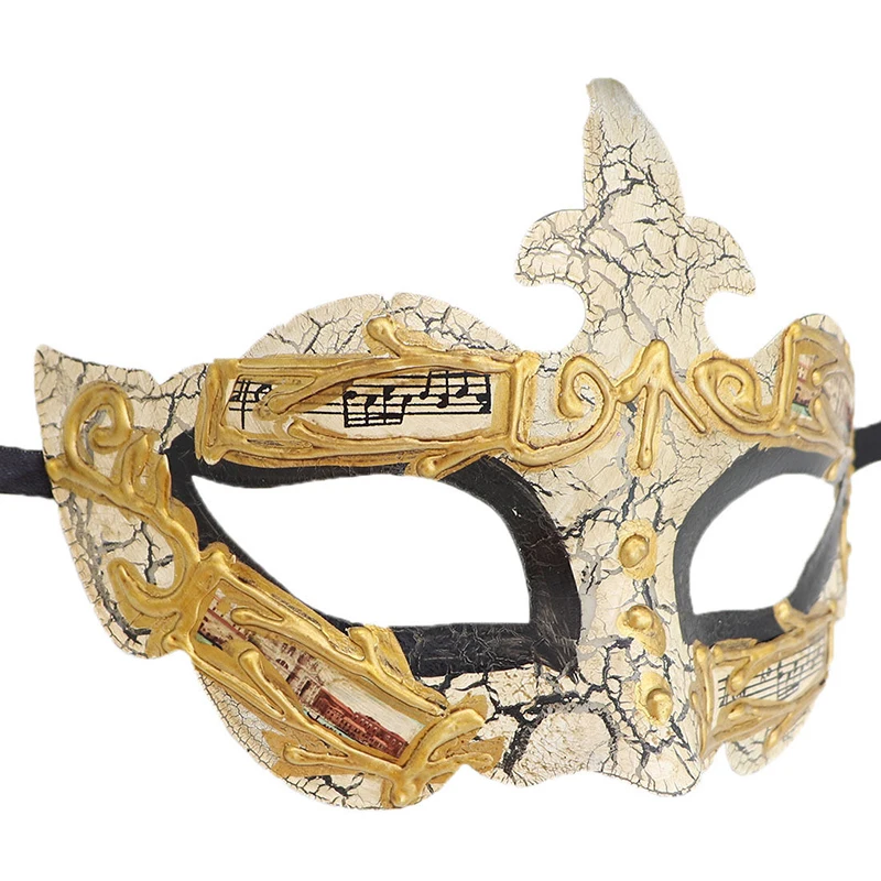 Мужские маскарадные маски красивые мальчики венецианская Мода винтажная музыка