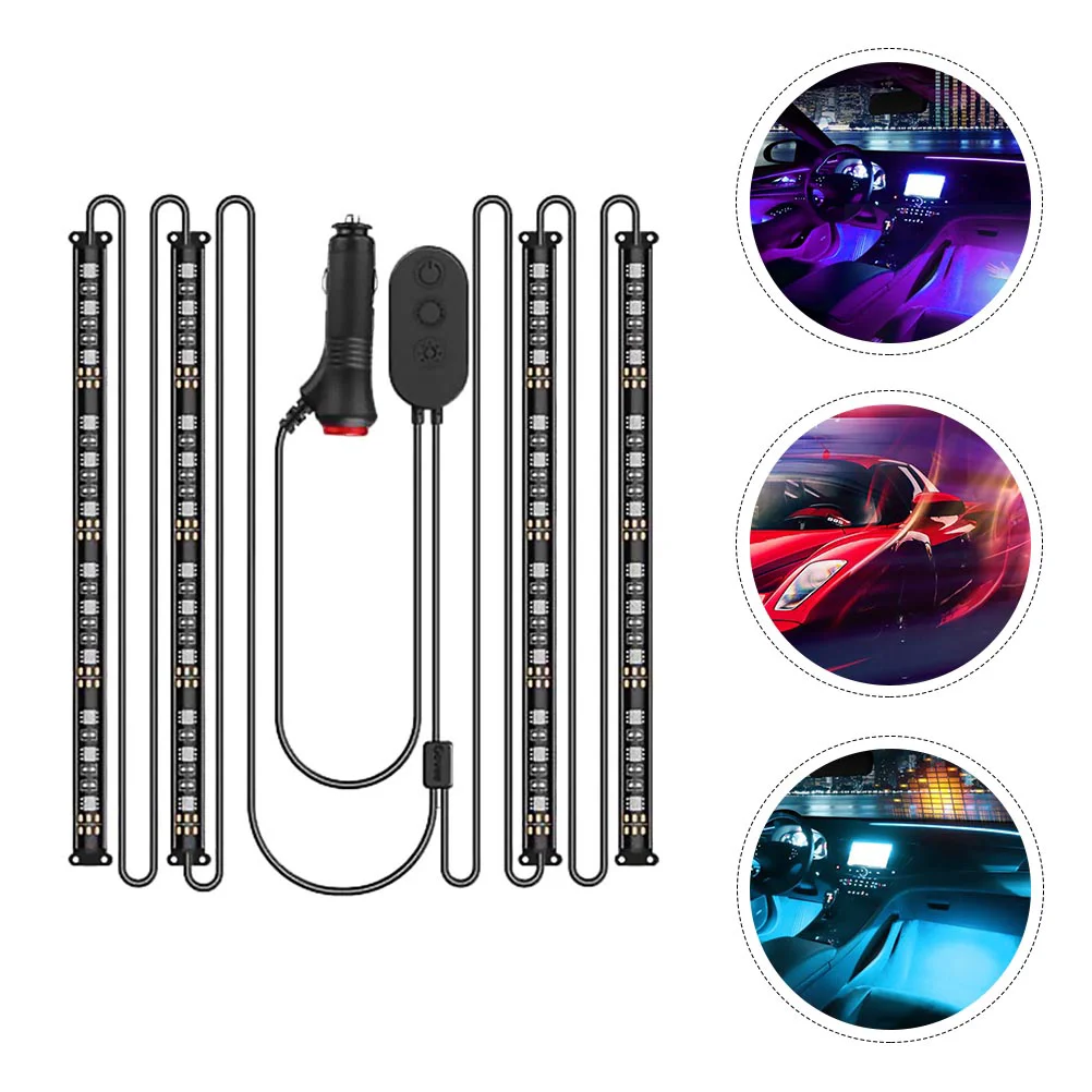 

Автомобильная Лента светильник щение, атмосфера автомобиля, для грузовика, двусторонсветильник щение, задние фонари, освещение для автомоб...