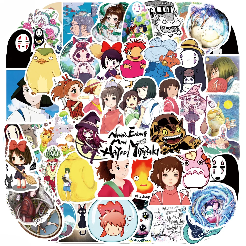 

10/30/50 шт. аниме наклейки Миядзаки Хаяо Переводные картинки «сделай сам» Скрапбукинг чемодан ноутбук планшет телефон водонепроницаемый Граф...
