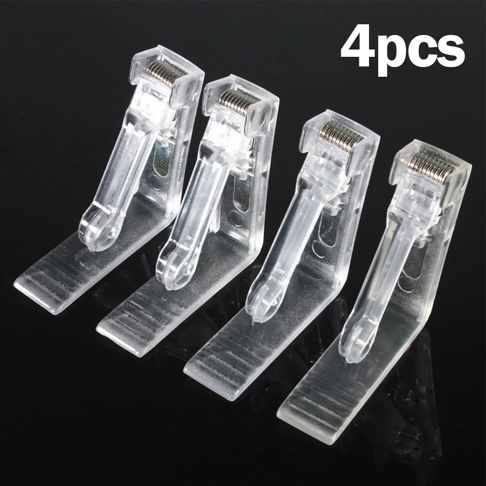 

4pcs Table Cloth Clip Wedding Promenade Clear Durable Cover Plastic Grips Table Cover Clamp Holder Round Tablecloth Stable Clips