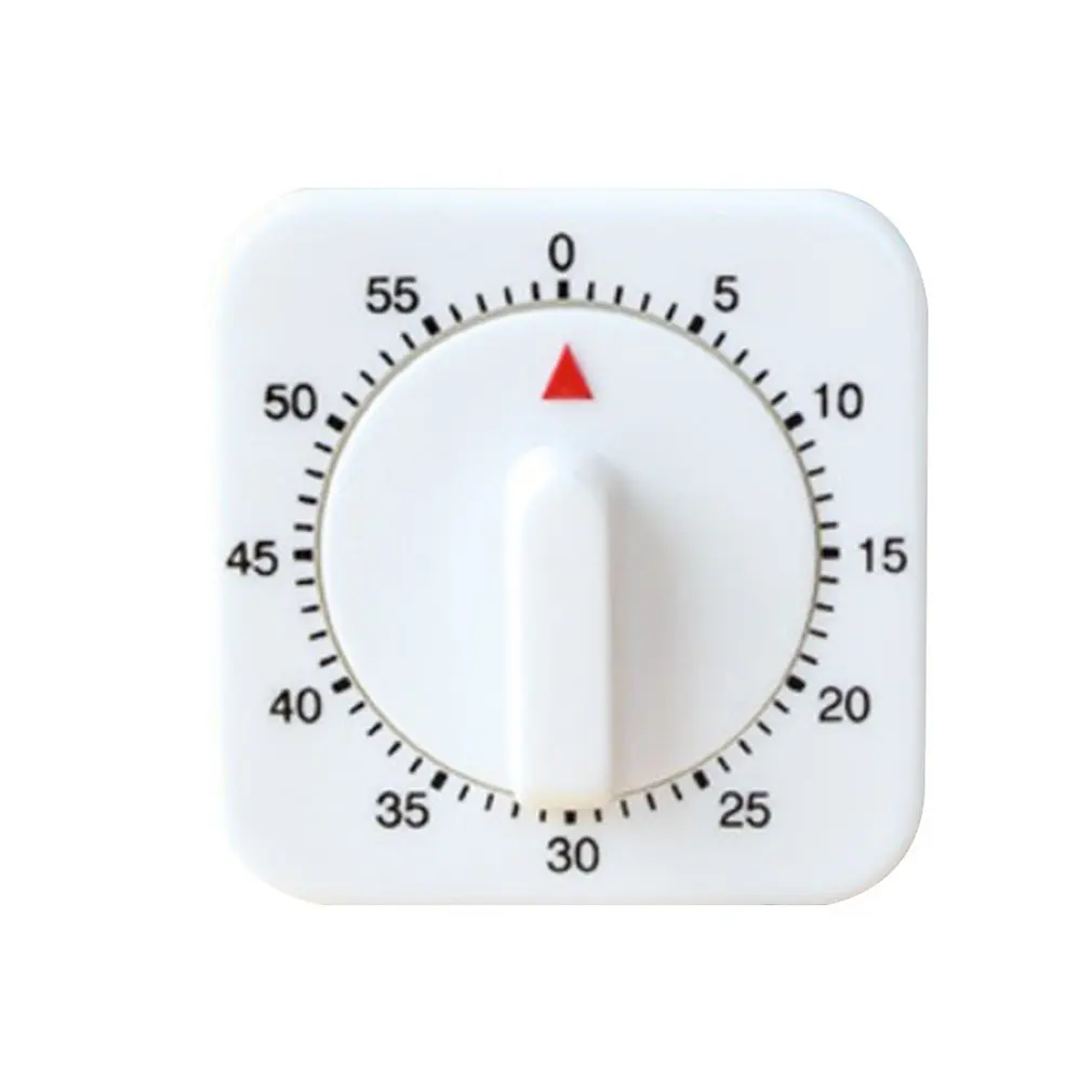 

Kitchen Timer 60 Minutes Count Square Cooking Up Alarm Sleep Temporizador Clock Mechanical Stopwatch Alarm Down Office Meeting
