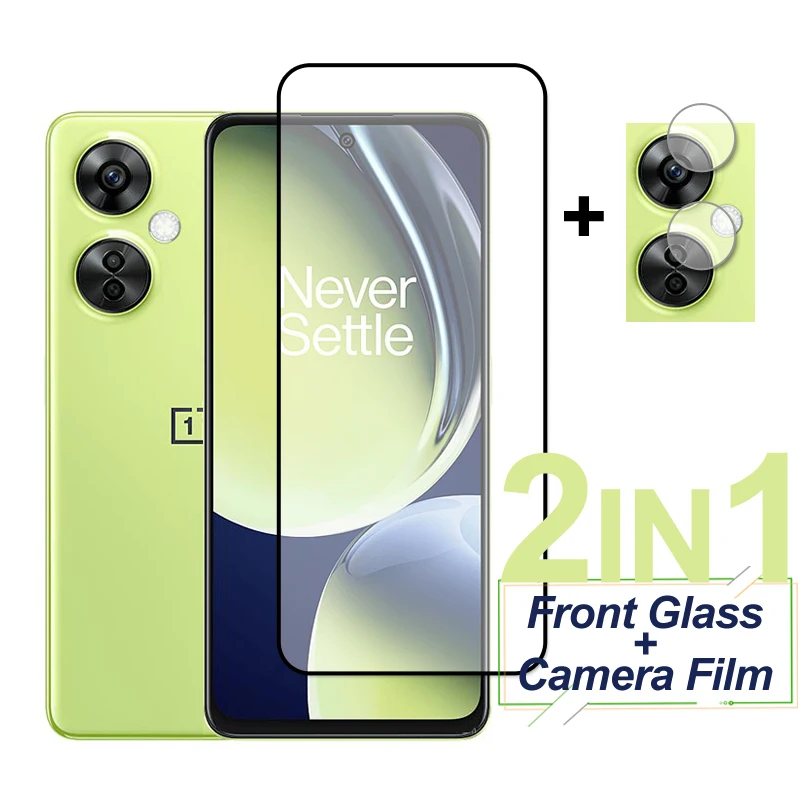 

For Oneplus Nord CE 3 Lite Tempered Glass Full Cover Screen Protector Protective Camera Film Oneplus Nord N30 CE 2 Lite N300 N20
