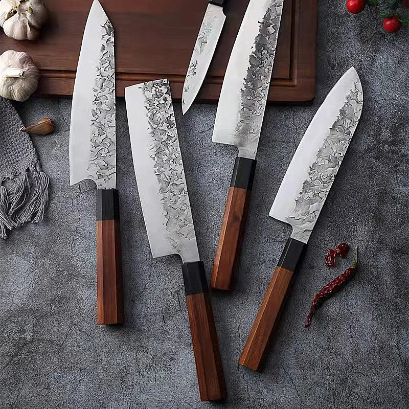

Stainless Steel Japanese Chef's Knife Kitchen Slicing Knife Meat Cleaver Professional Sushi Knife Santoku Knife Cooking Knife
