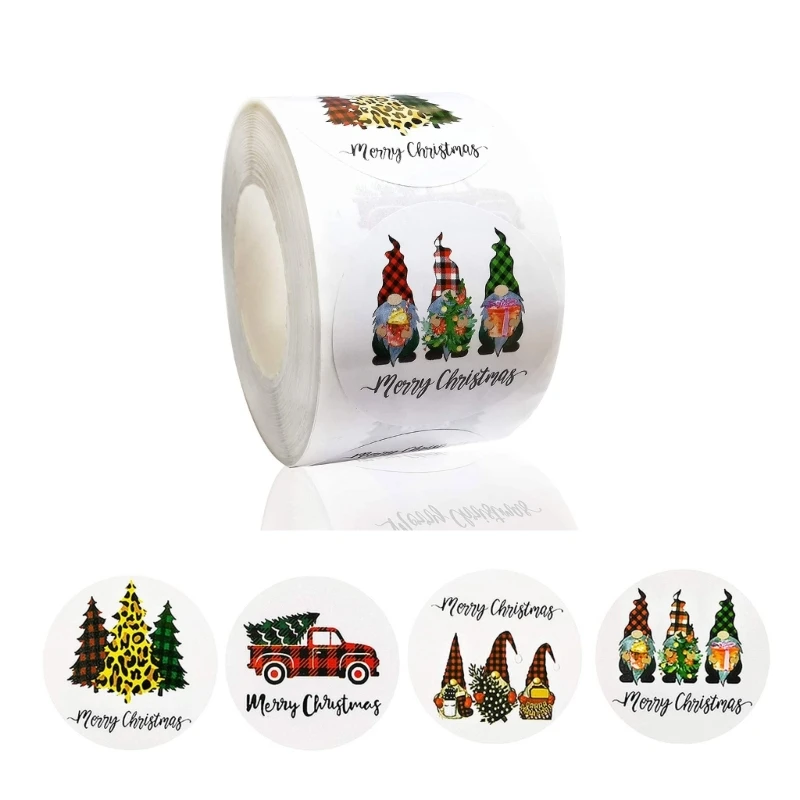 

500pcs Christmas Stickers for Kids Cards Envelopes Gift Tags Boxes Decorative
