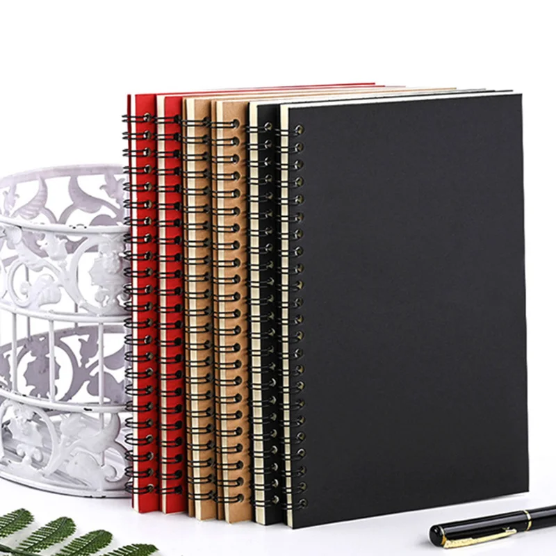 

A5 Pure Color Notebook Diary Office Meeting Record Notepad Supplies Student Notebook Stationery -40