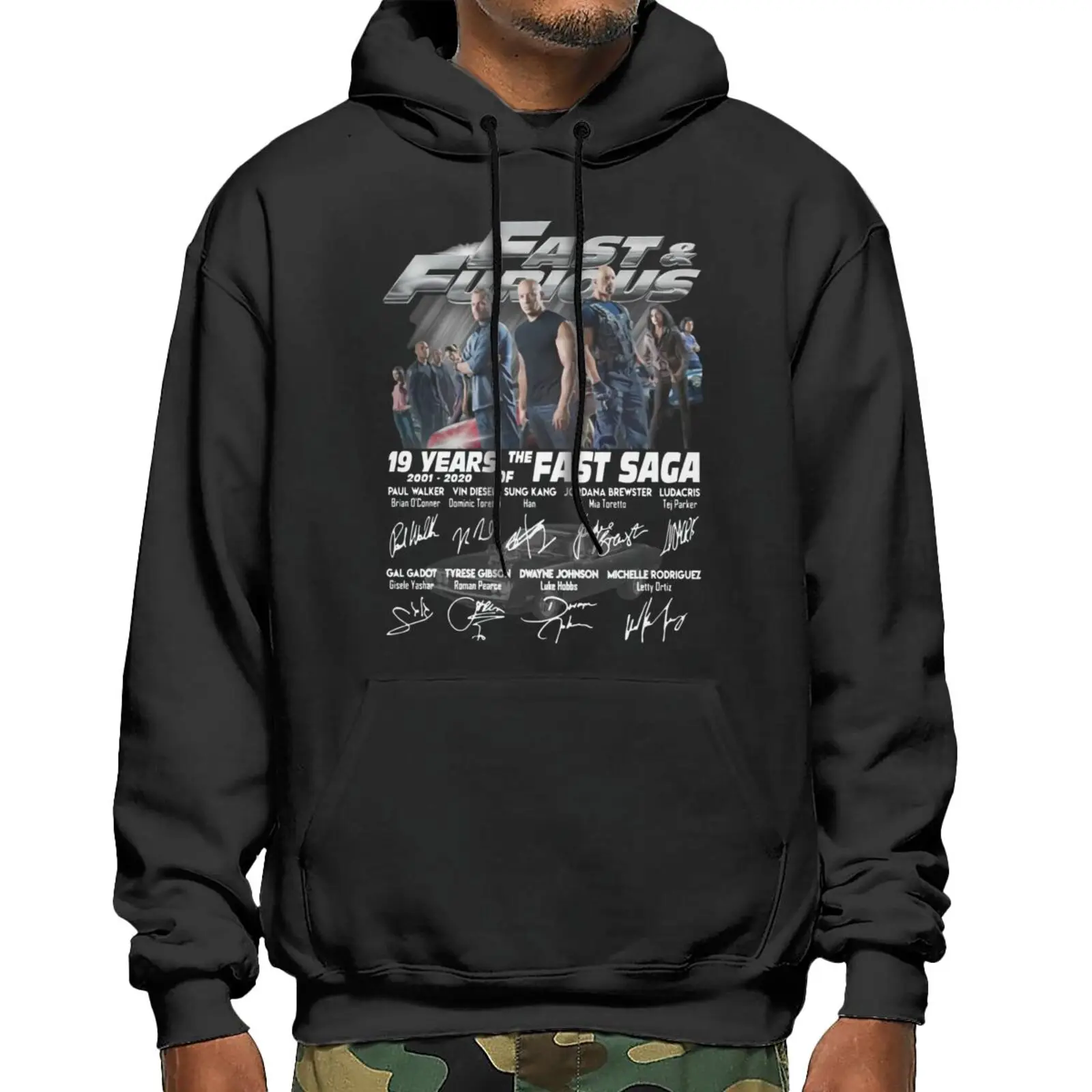 

Fast Furious 19 Years 2001 2020 Sweatshirts Hoodies Woman Clothes Hooded Sweatshirts Streetwear Men Men's Sweater Mens Clothes