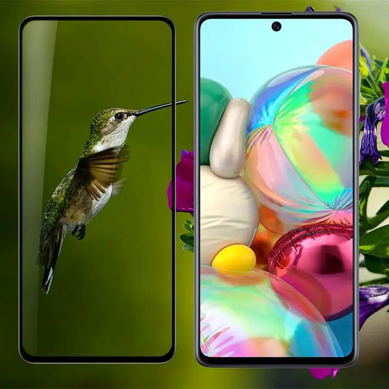Защитное стекло 2 в 1 для Samsung A50/A40/A10/A70/A20/A30/A32/A52/A72 |