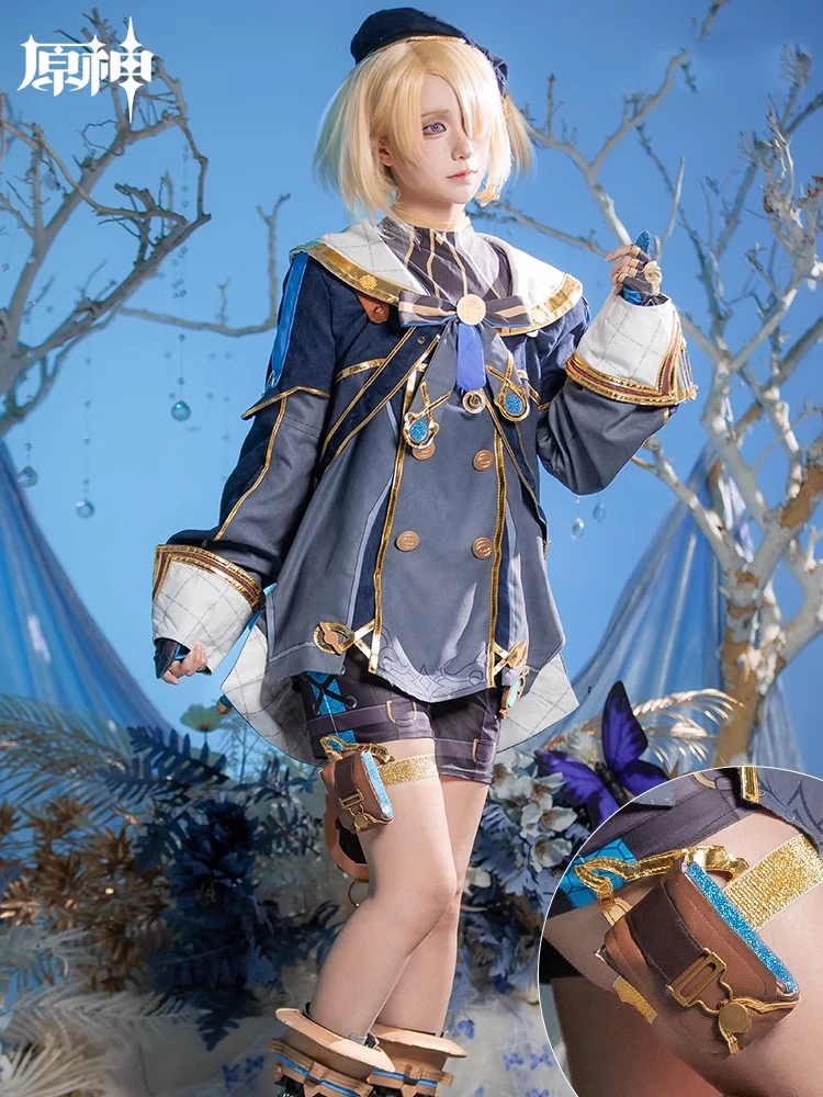 Костюм для косплея COS-KiKi Genshin Impact Freminet красивая Униформа на Хэллоуин